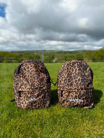Bag llewpart mawr a bach | Leopard bag small and large