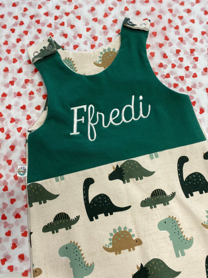 Ready to go-Romper Deinosor/ Dinosaur romper ani-bendod