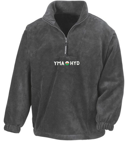 1/4 zip fleece YMA O HYD kids and adults ani-bendod