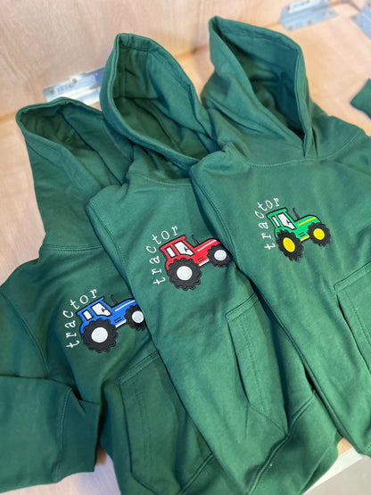 GWYRDD- Hoodies y fferm ani-bendod farm Hoodies GREEN