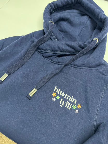 Blwmin lyfli- Cross neck hoody- ani-bendod