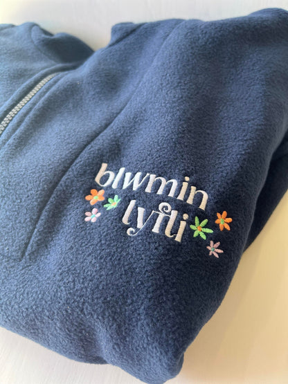 Blwmin lyfli- 1/4 zip fleece-ani-bendod