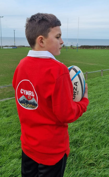 Crys rygbi Cymru- ani-bendod rugby shirt