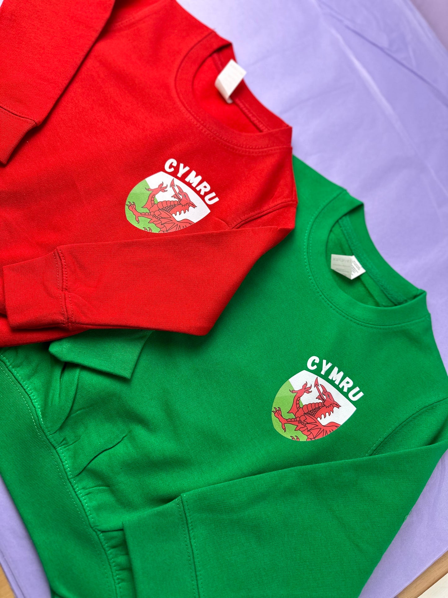 Siwmper Cymru- Wales Sweatshirt ani-bendod