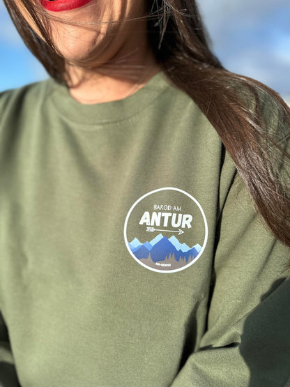 Antur adult Sweatshirt ani-bendod siwmper oedolion