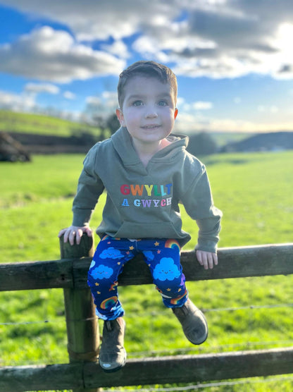 Gwyllt a Gwych kids hoody ani-bendod hoody plant