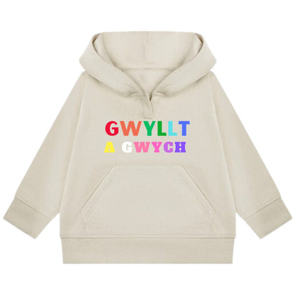 Gwyllt a Gwych kids hoody ani-bendod hoody plant