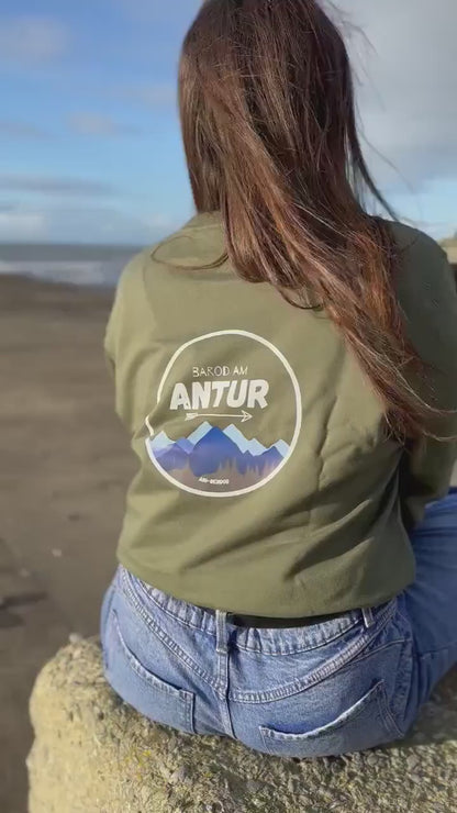 Antur adult Sweatshirt ani-bendod siwmper oedolion