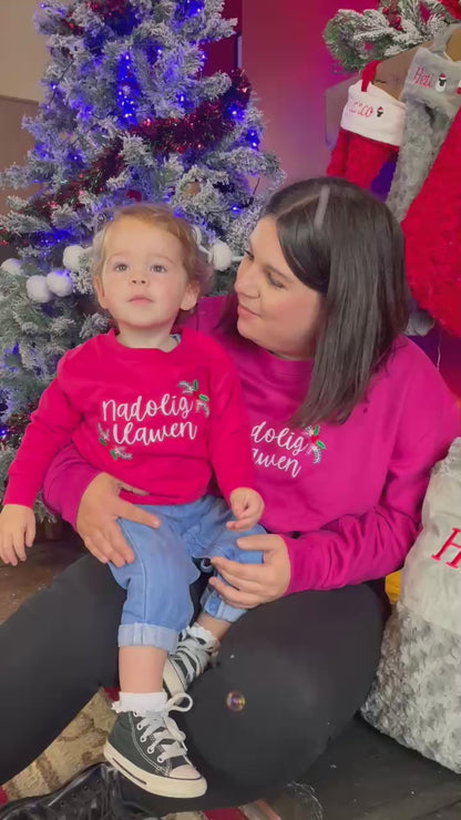 Siwmperi Nadolig WREATH Sparkly 2025 - Christmas jumpers