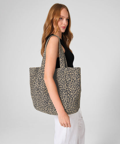 Bag TOTE llewpart mawr a bach | Leopard TOTE bag small and large