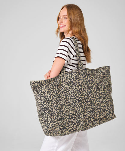 Bag TOTE llewpart mawr a bach | Leopard TOTE bag small and large