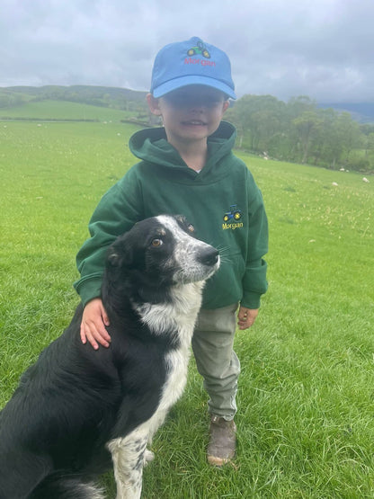 GWYRDD Hoody- GREEN personalised plant/kids-ani-bendod