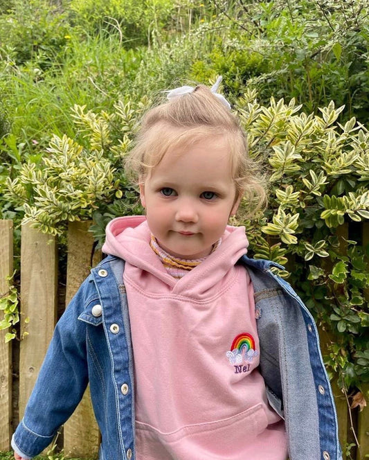 PINC Hoody- PINK- personalised plant/kids-ani-bendod