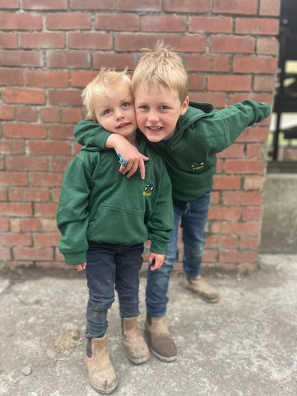 GWYRDD Hoody- GREEN personalised plant/kids-ani-bendod