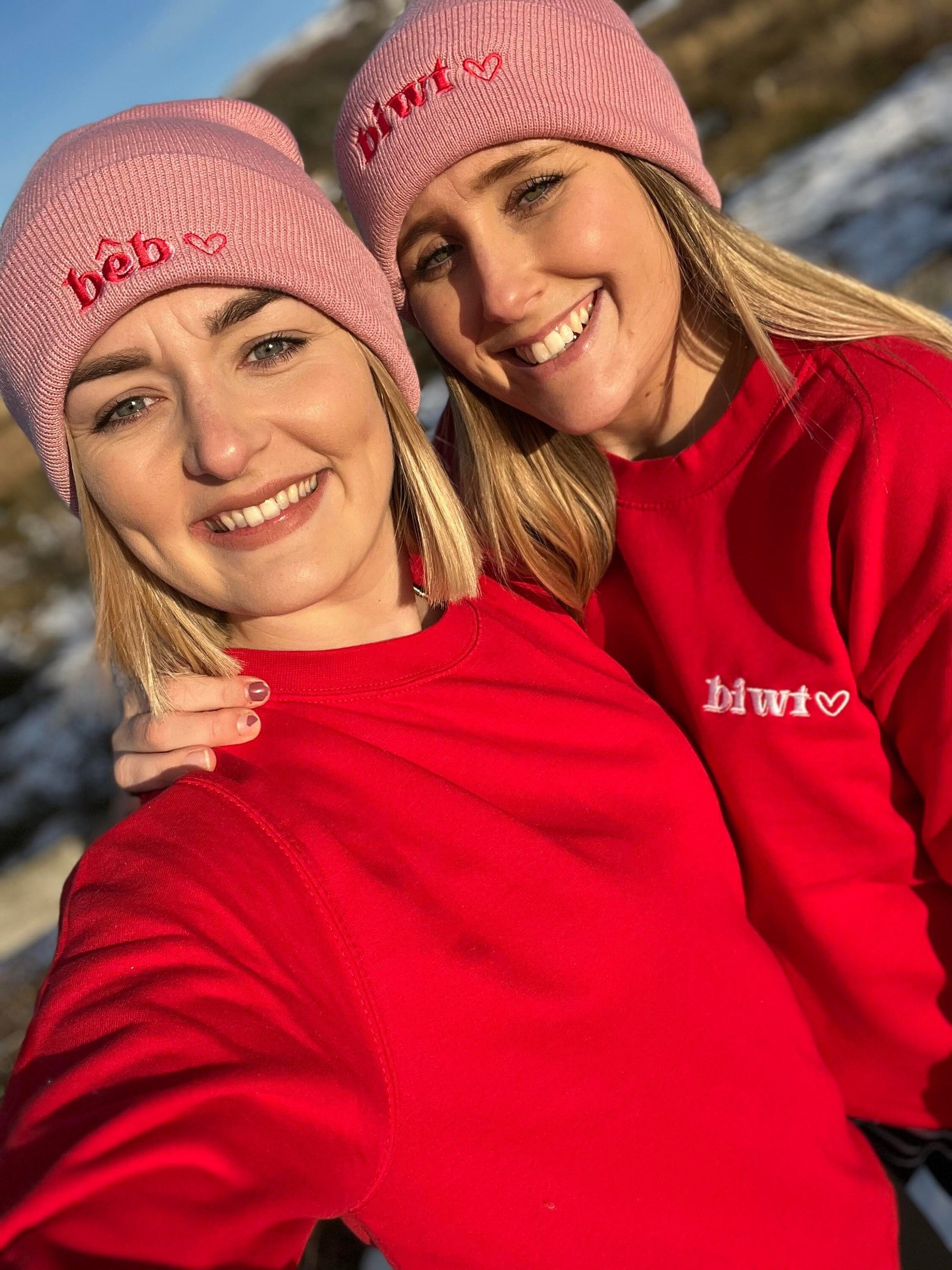 COCH/RED Siwmperi Biwt/Gorj/Beb/Cariad ani-bendod Sweatshirts