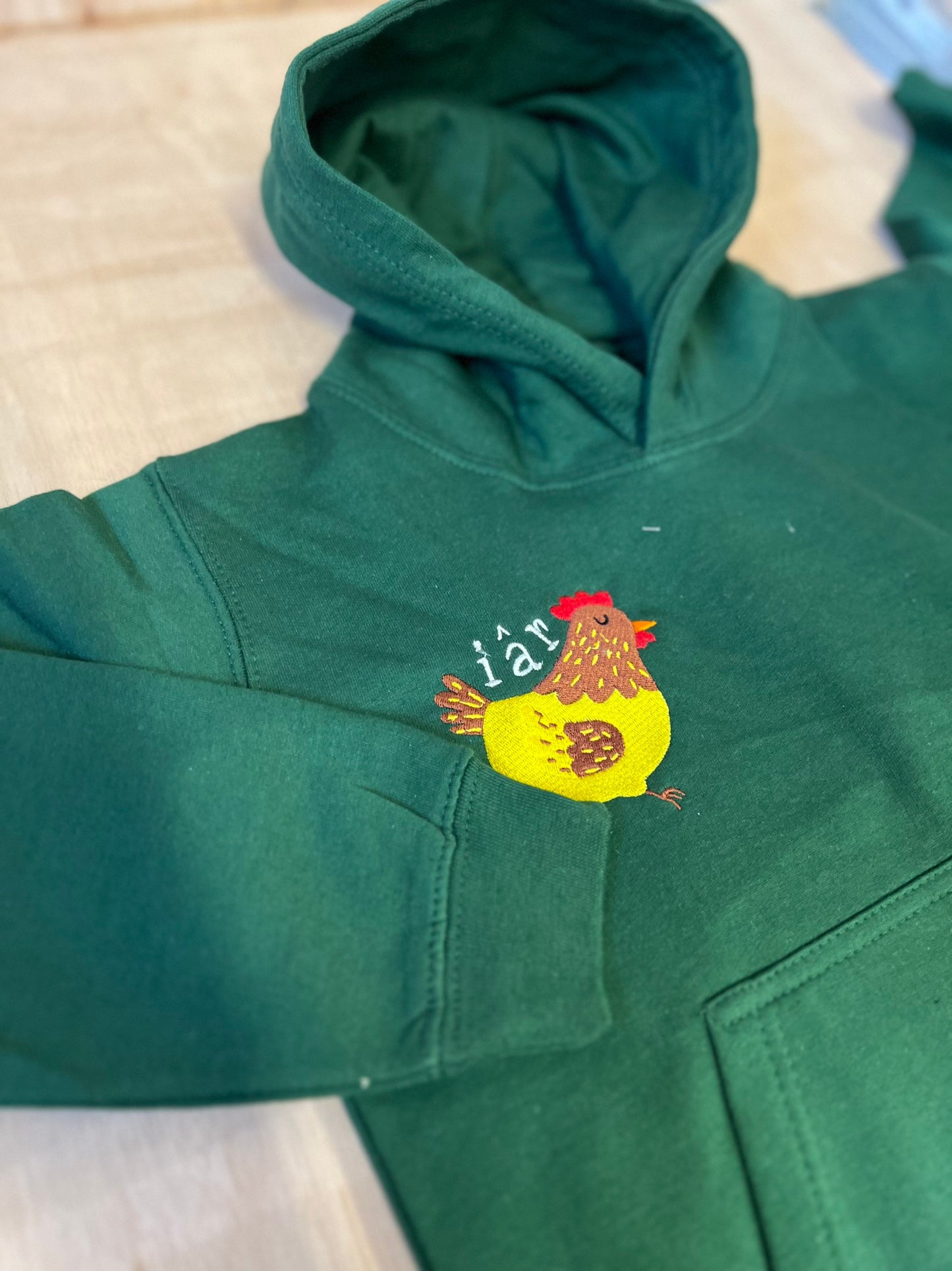 GWYRDD- Hoodies y fferm ani-bendod farm Hoodies GREEN