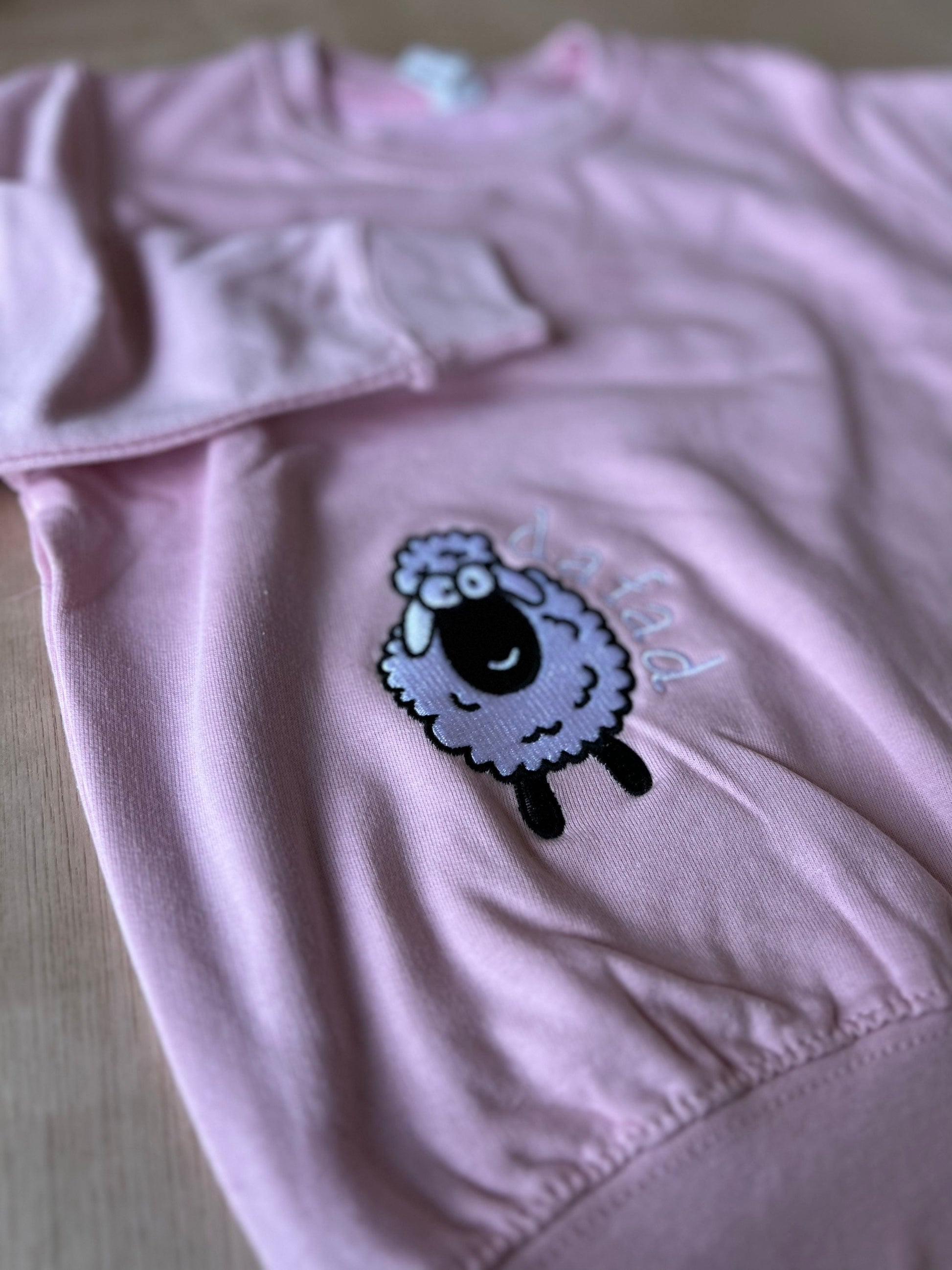 PINC- Siwmper y fferm ani-bendod farm Sweatshirt PINK