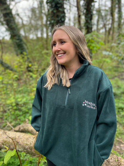 Blodyn Tatws- 1/4 zip fleece-ani-bendod